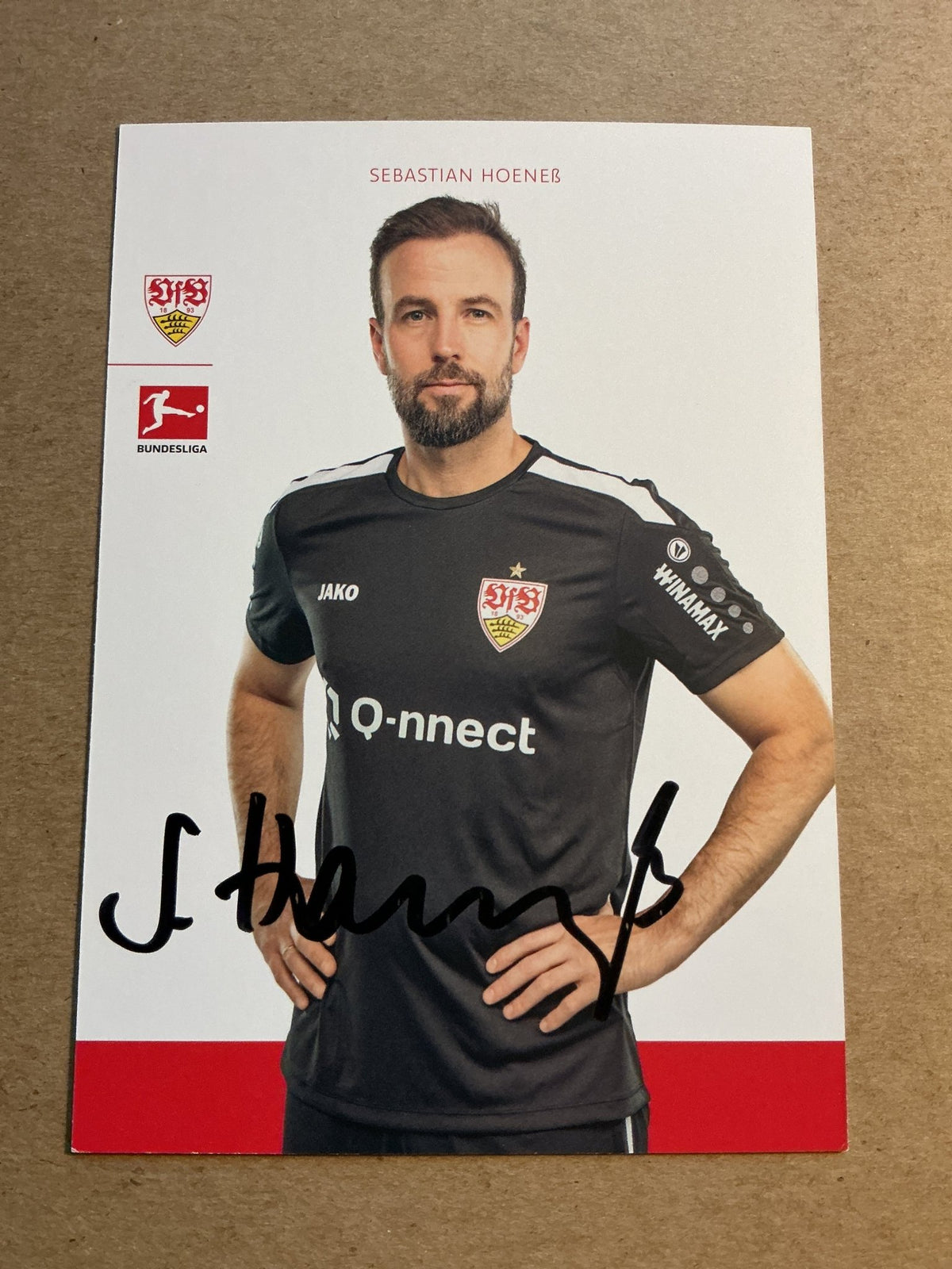 Sebastian Hoeneß, Germany 🇩🇪 VfB Stuttgart 2023/24 hand signed - Autographs-World