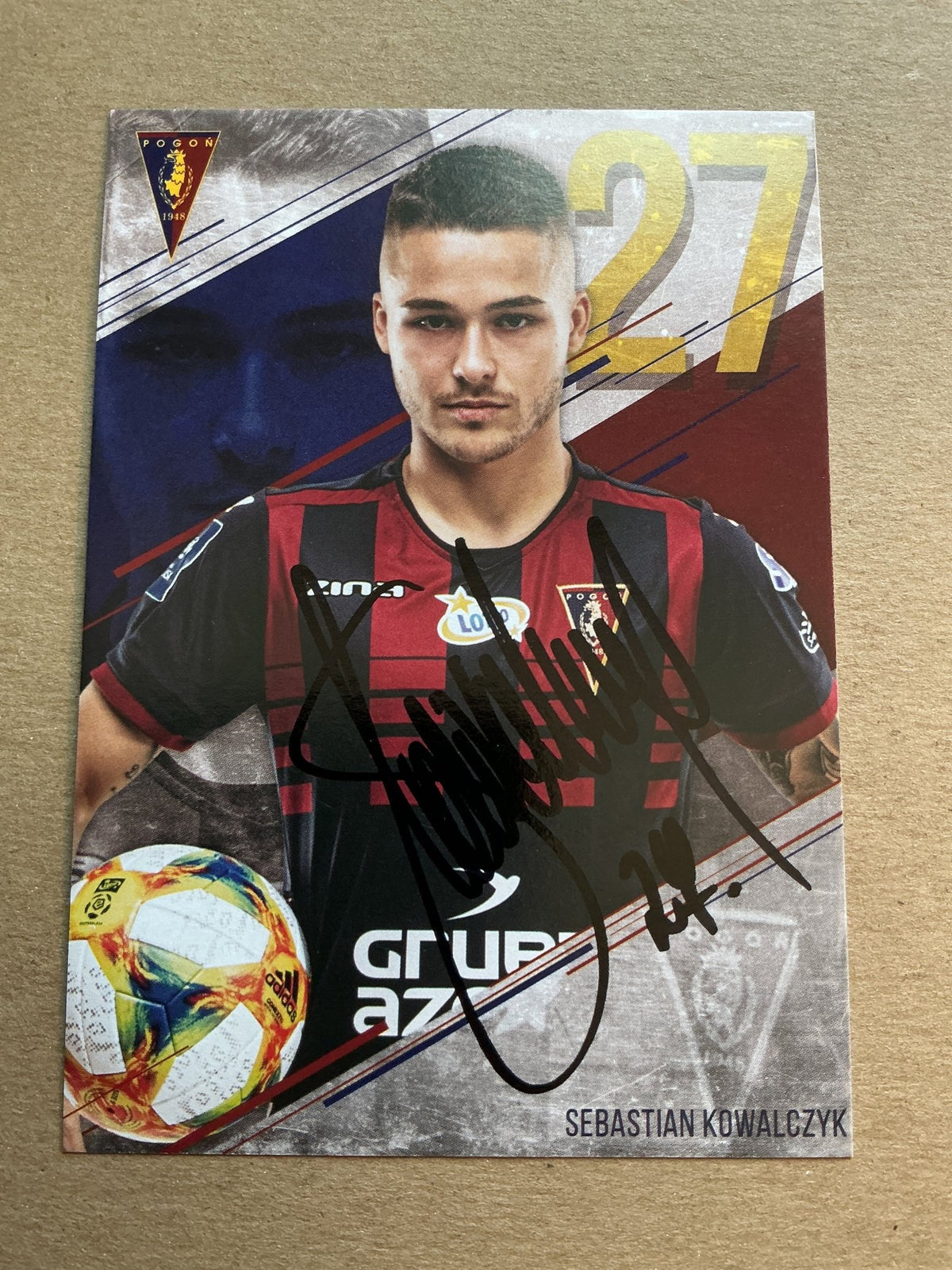 Sebastian Kowalczyk, Poland 🇵🇱 Pogon Szczecin 2019/20 hand signed - Autographs-World