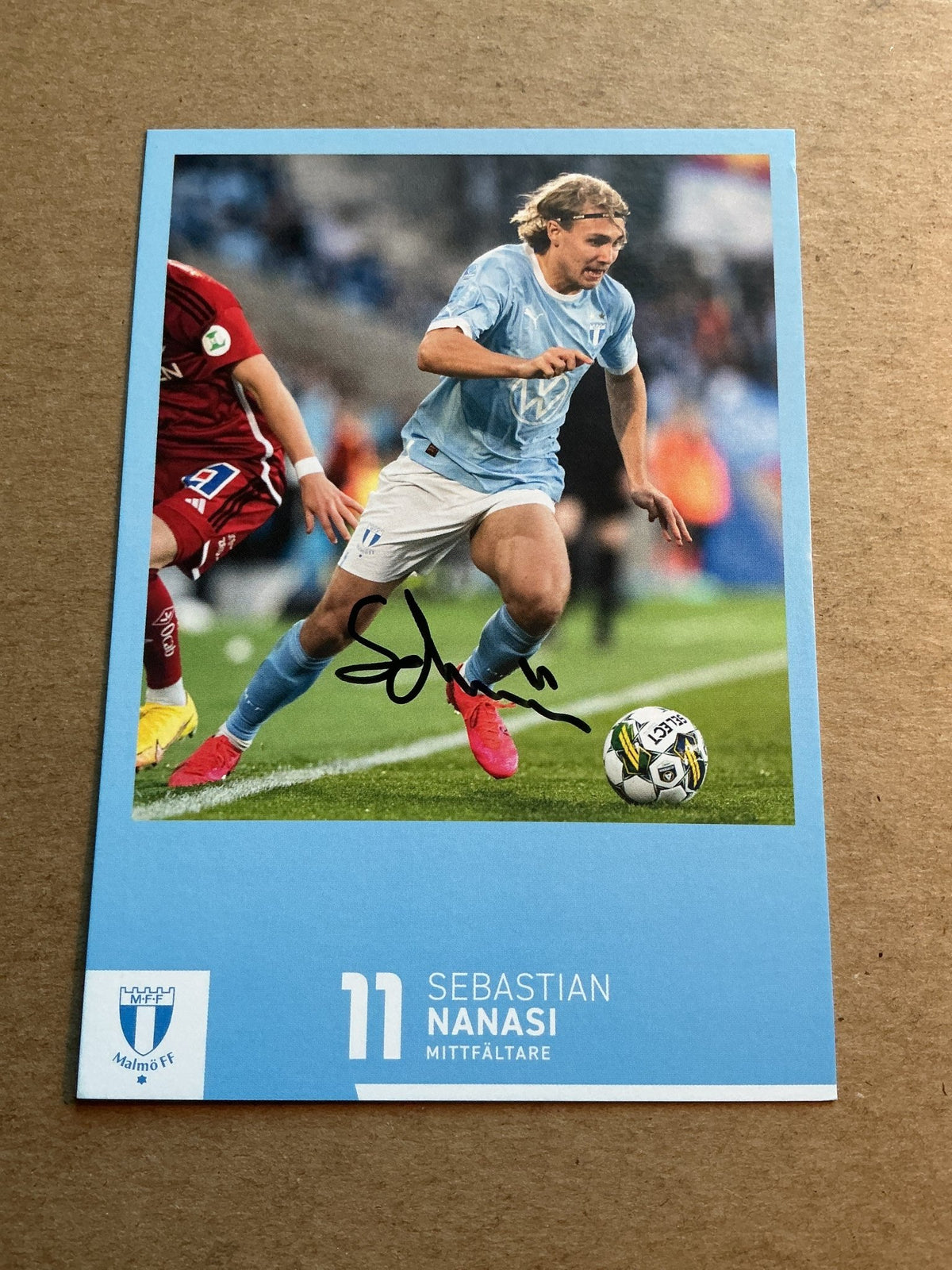 Sebastian Nanasi, Sweden 🇸🇪 Malmö FF 2023/24 hand signed - Autographs-World
