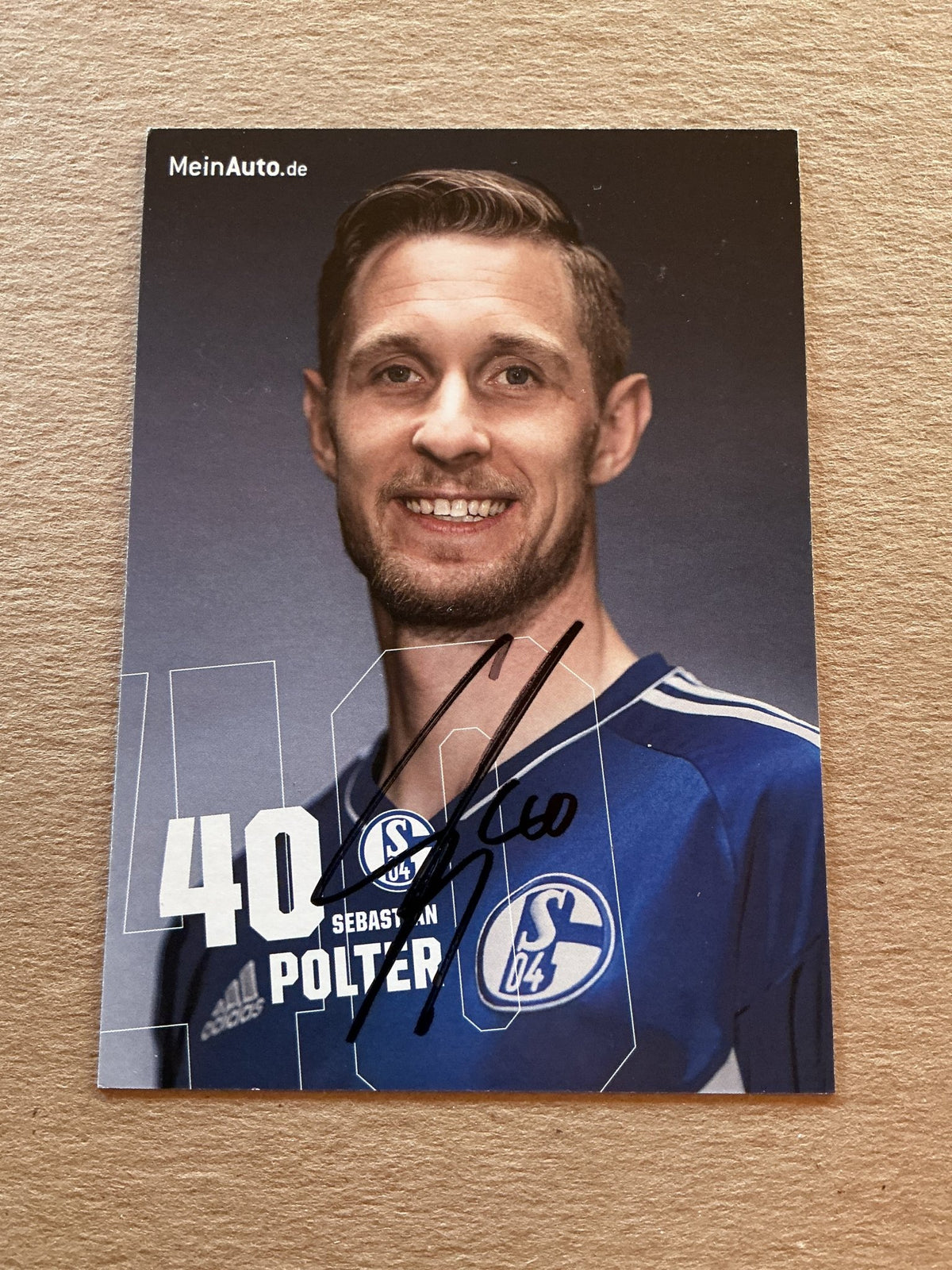 Sebastian Polter, Germany 🇩🇪 FC Schalke 04 2022/23 hand signed - Autographs-World