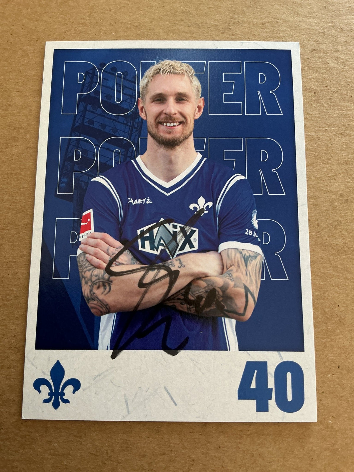 Sebastian Polter, Germany 🇩🇪 SV Darmstadt 98 2023/24 hand signed - Autographs-World