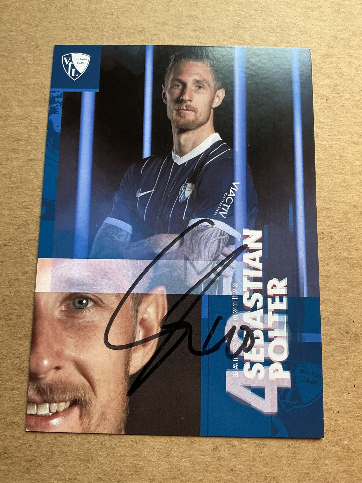 Sebastian Polter, Germany 🇩🇪 VfL Bochum 2021/22 hand signed - Autographs-World