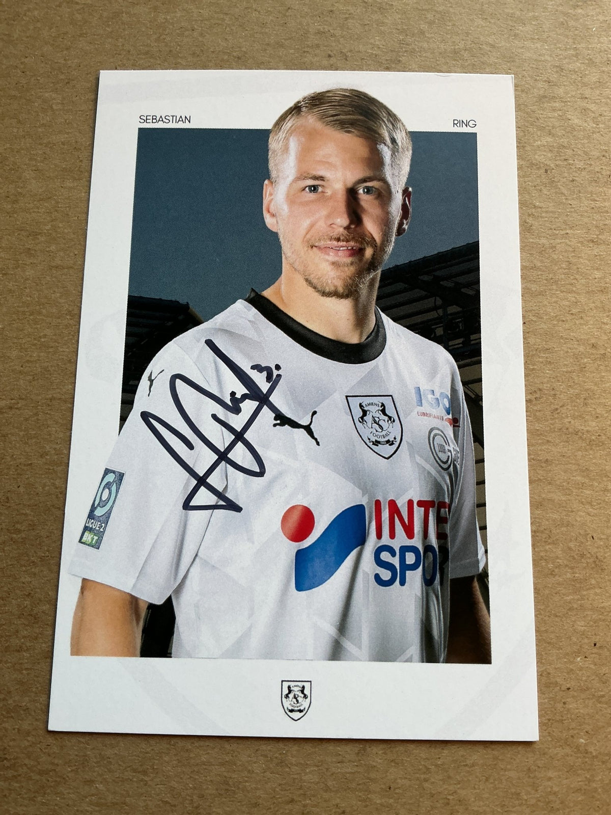 Sebastian Ring, Sweden 🇸🇪 Amiens SC 2023/24 hand signed - Autographs-World