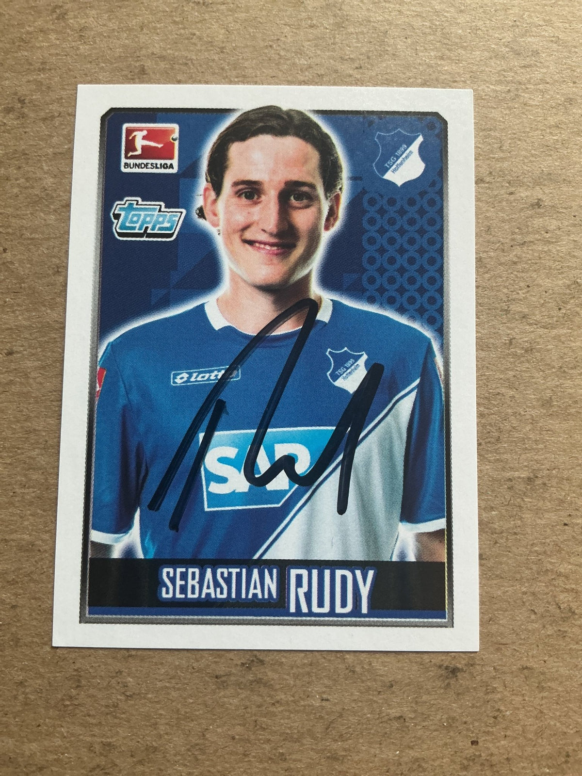 Sebastian Rudy, Germany 🇩🇪 TSG 1899 Hoffenheim 2014/15 Topps hand signed - Autographs-World