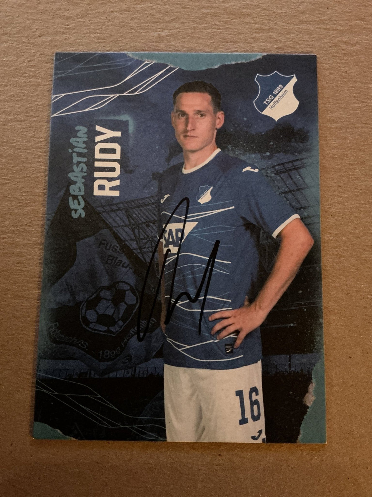 Sebastian Rudy, Germany 🇩🇪 TSG 1899 Hoffenheim 2022/23 hand signed - Autographs-World