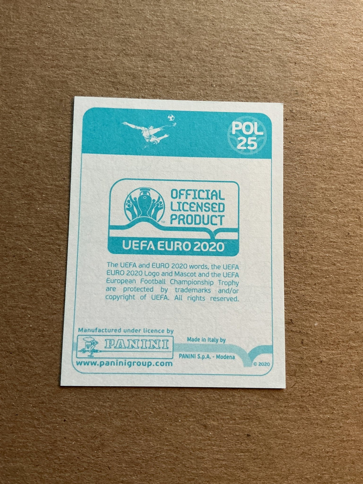 Sebastian Szymański, Poland 🇵🇱 UEFA Euro 2020 Panini hand signed - Autographs-World