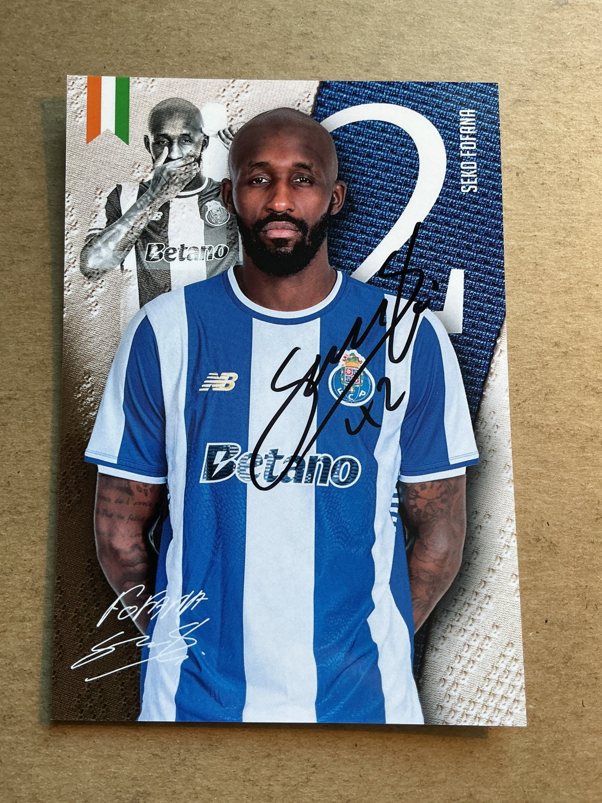 Seko Fofana, Ivory Coast 🇨🇮 FC Porto 2025/26 hand signed - Autographs-World