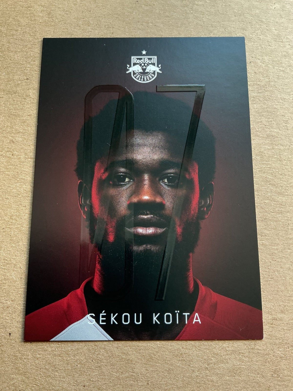 Sékou Koïta, Mali 🇲🇱 Red Bull Salzburg 2020/21 hand signed - Autographs-World