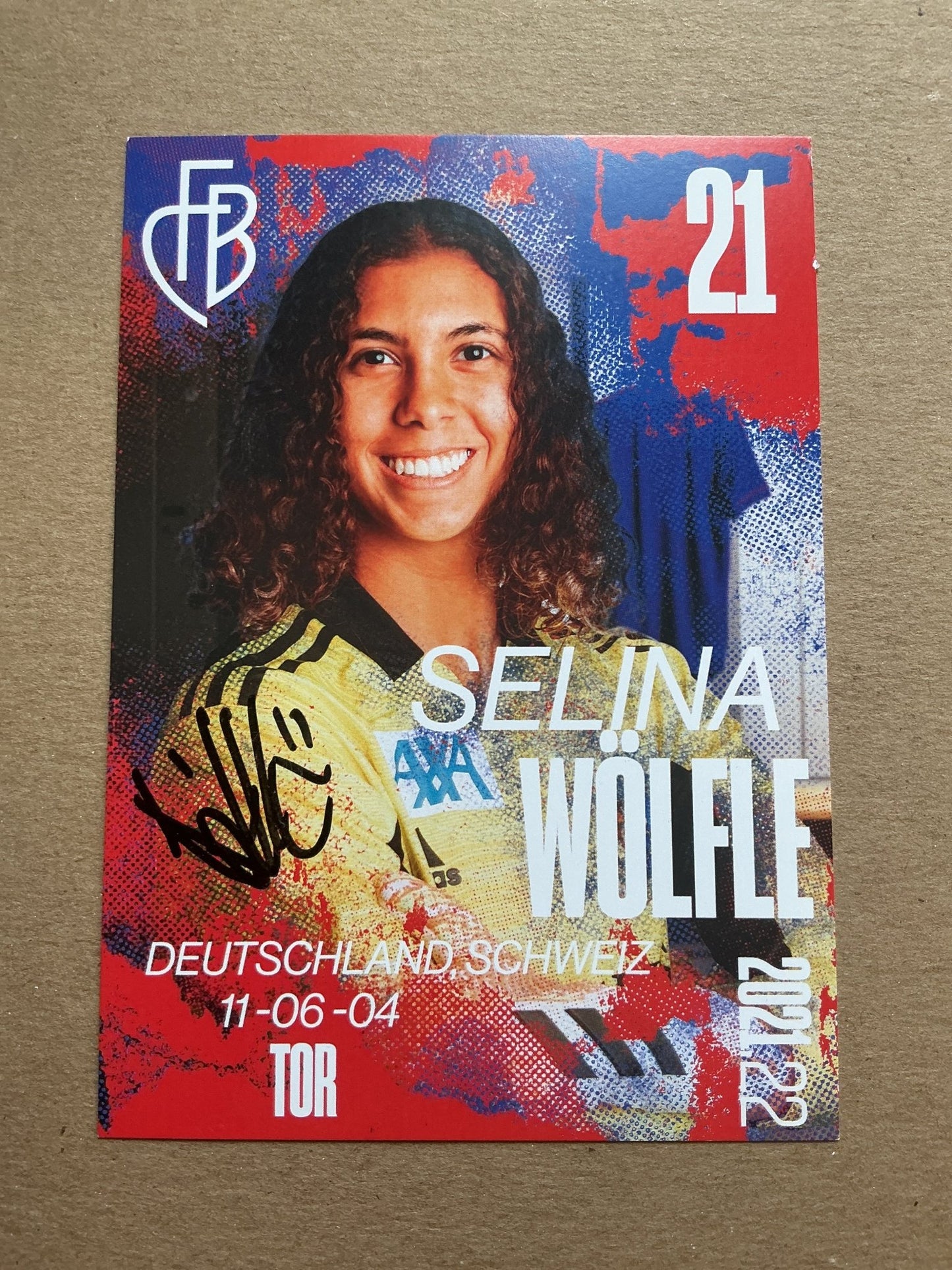 Selina Wölfle, Germany 🇩🇪 FC Basel FC 2021/22 hand signed - Autographs-World