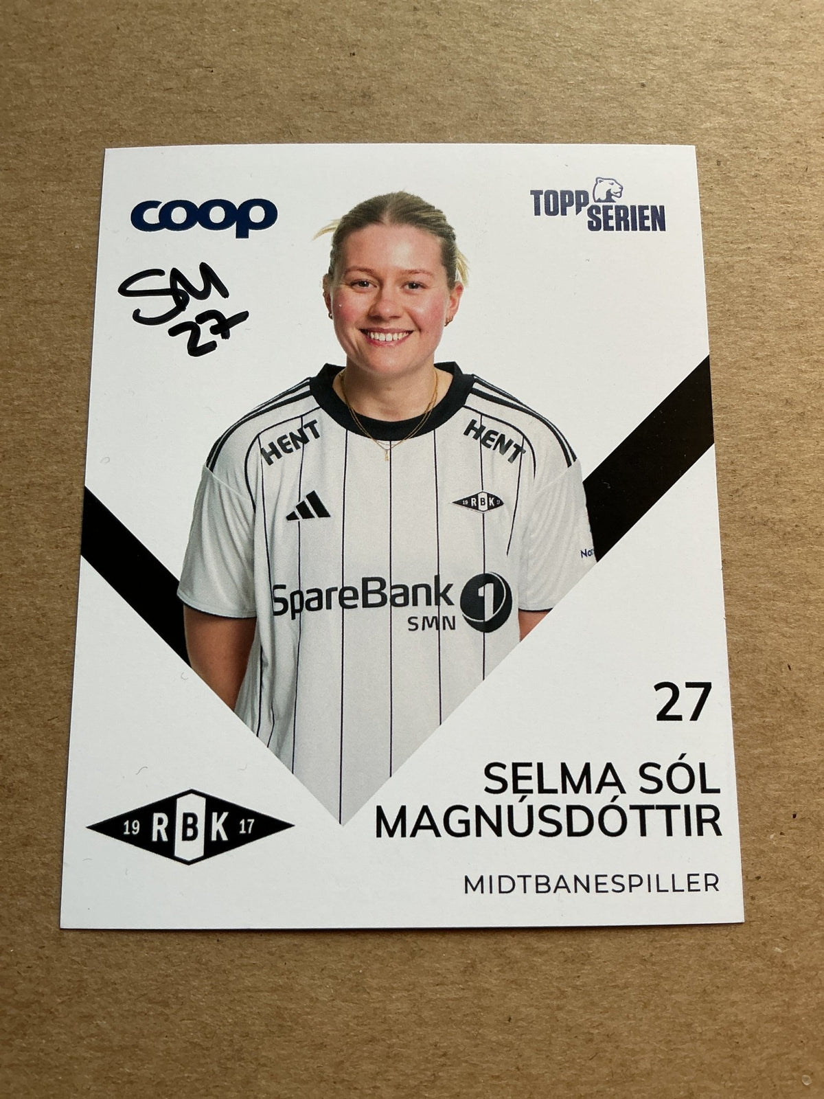 Selma Sol Magnusdottir, Iceland 🇮🇸 Rosenborg BK 2025/26 hand signed - Autographs-World