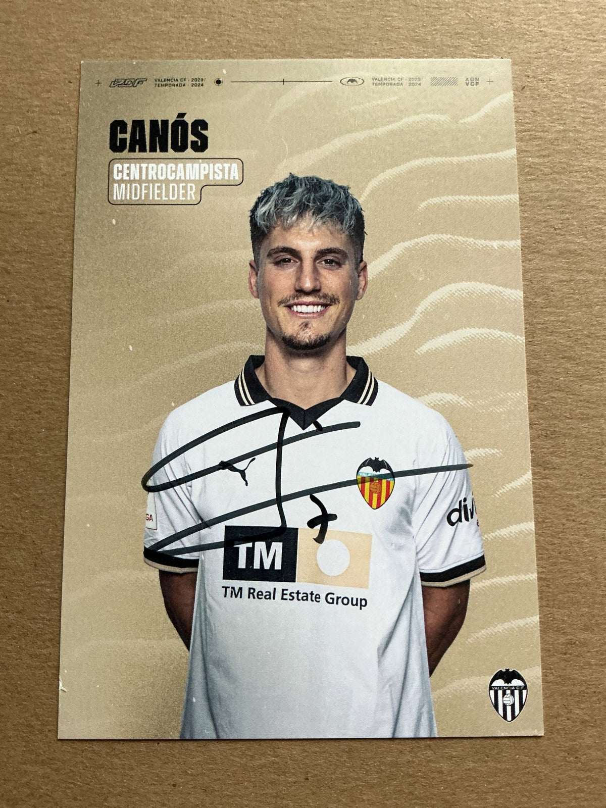 Sergi Canós, Spain 🇪🇸 Valencia CF 2023/24 hand signed - Autographs-World