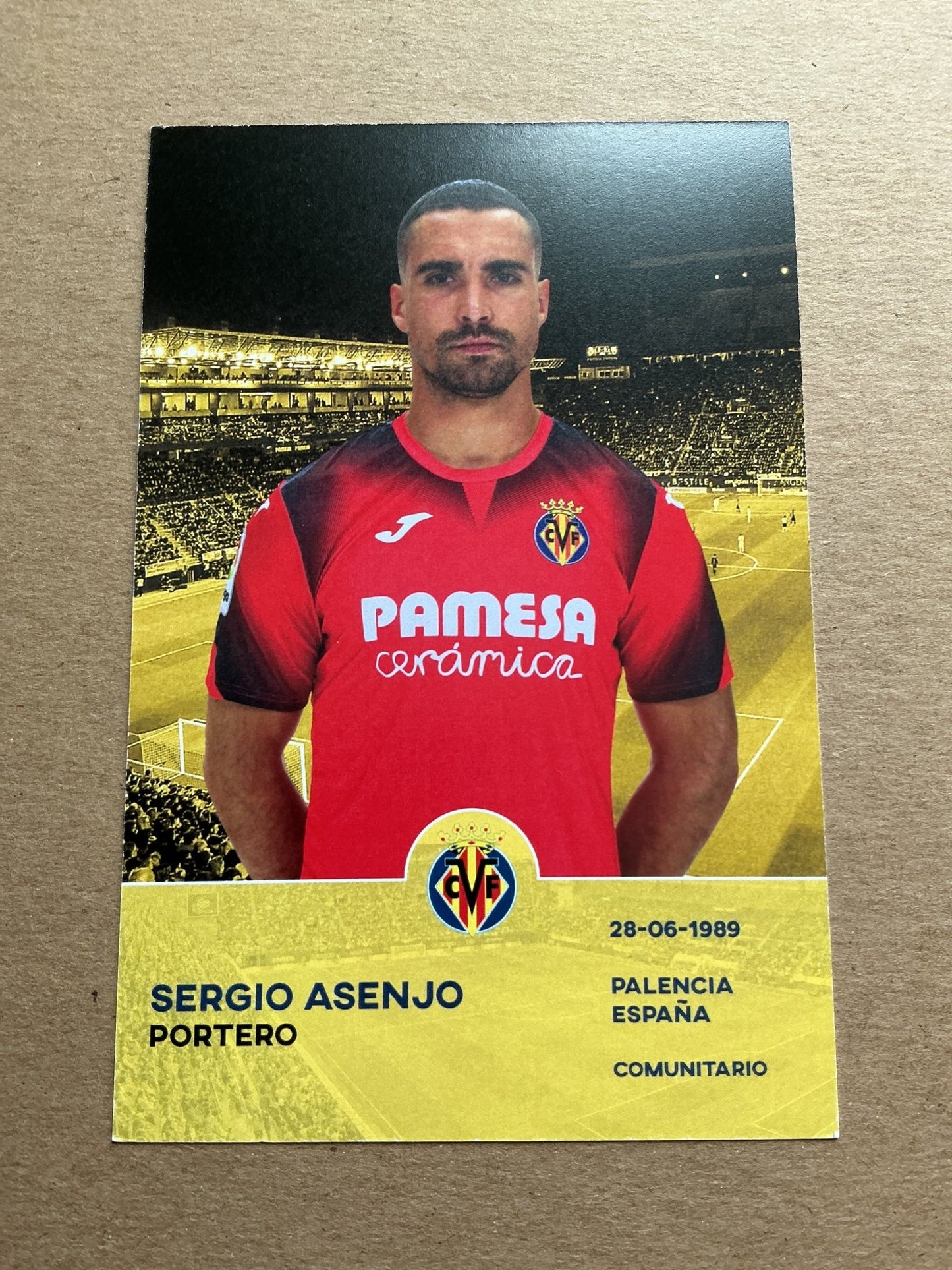 Sergio Asenjo, Spain 🇪🇸 Villarreal CF 2019/20 hand signed - Autographs-World