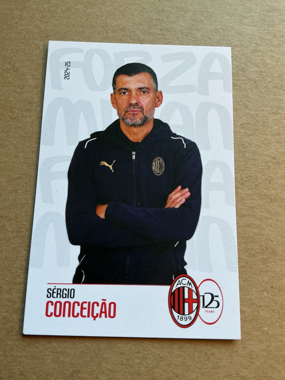 Sergio Conceicao, Portugal 🇵🇹 AC Milan 2024/25 hand signed - Autographs-World