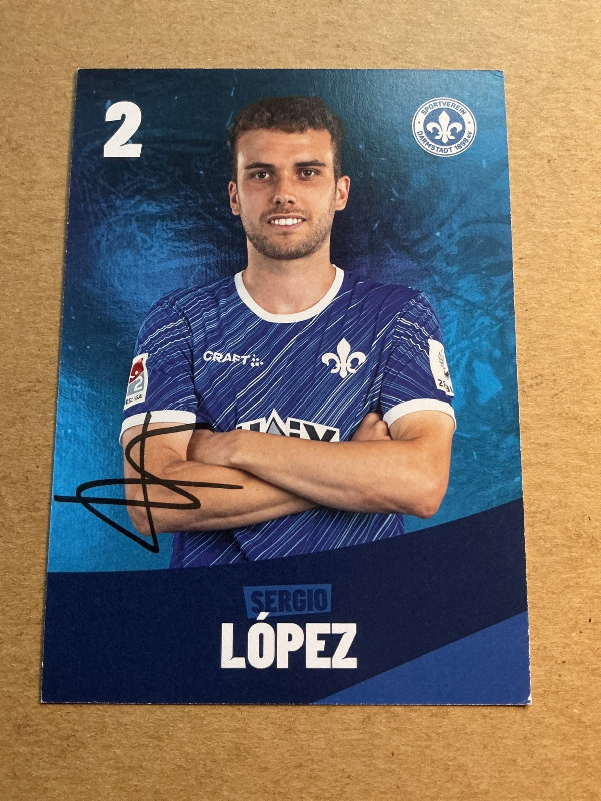 Sergio López, Germany 🇩🇪 SV Darmstadt 98 2023/24 hand signed - Autographs-World