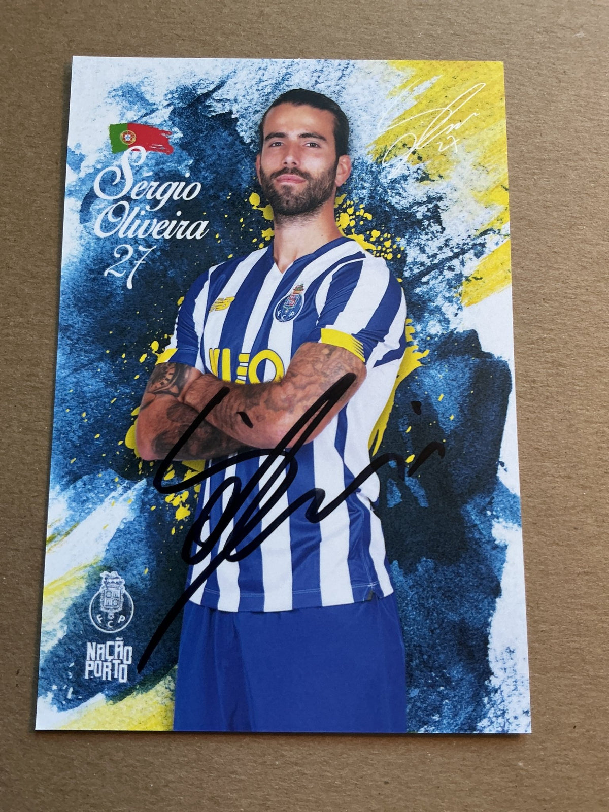 Sérgio Oliveira, Portugal 🇵🇹 FC Porto 2020/21 hand signed - Autographs-World