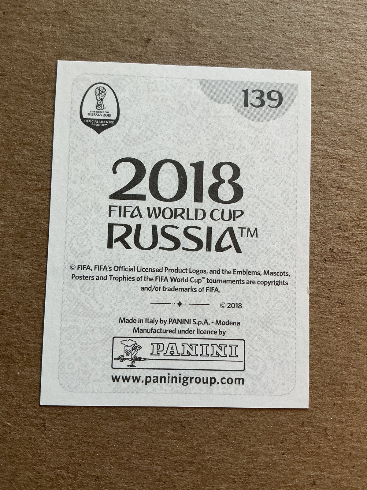 Sergio Ramos, Spain 🇪🇸 FIFA World Cup 2018 Panini hand signed - Autographs-World