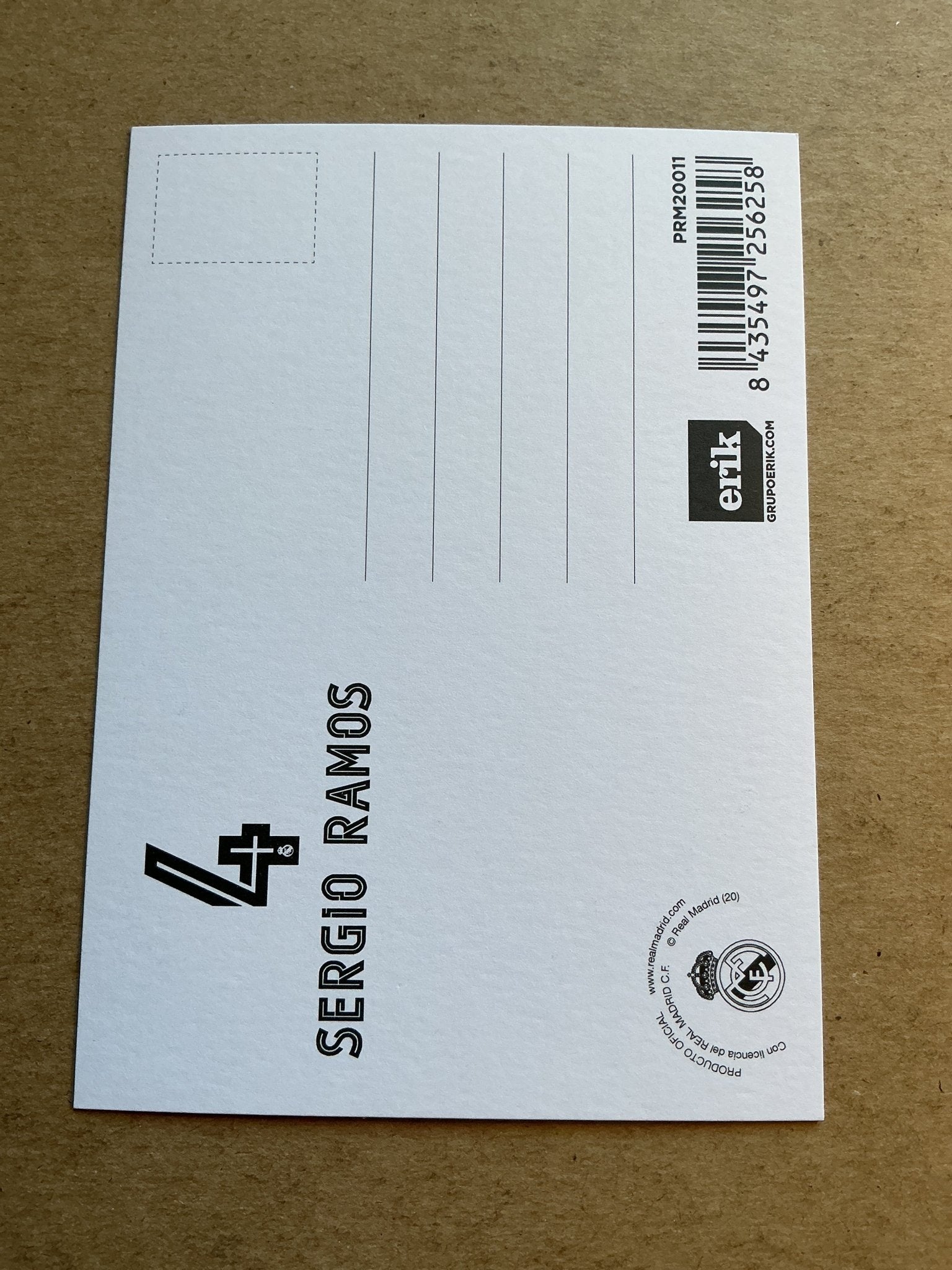 Sergio Ramos, Spain 🇪🇸 Real Madrid 2020/21 hand signed - Autographs-World