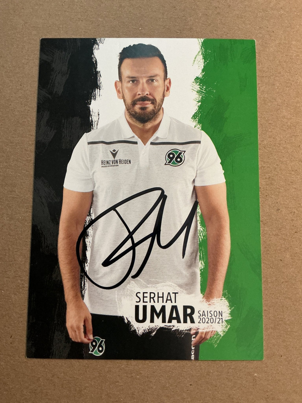 Serhat Umar, Germany 🇩🇪 Hannover 96 2020/21 hand signed - Autographs-World