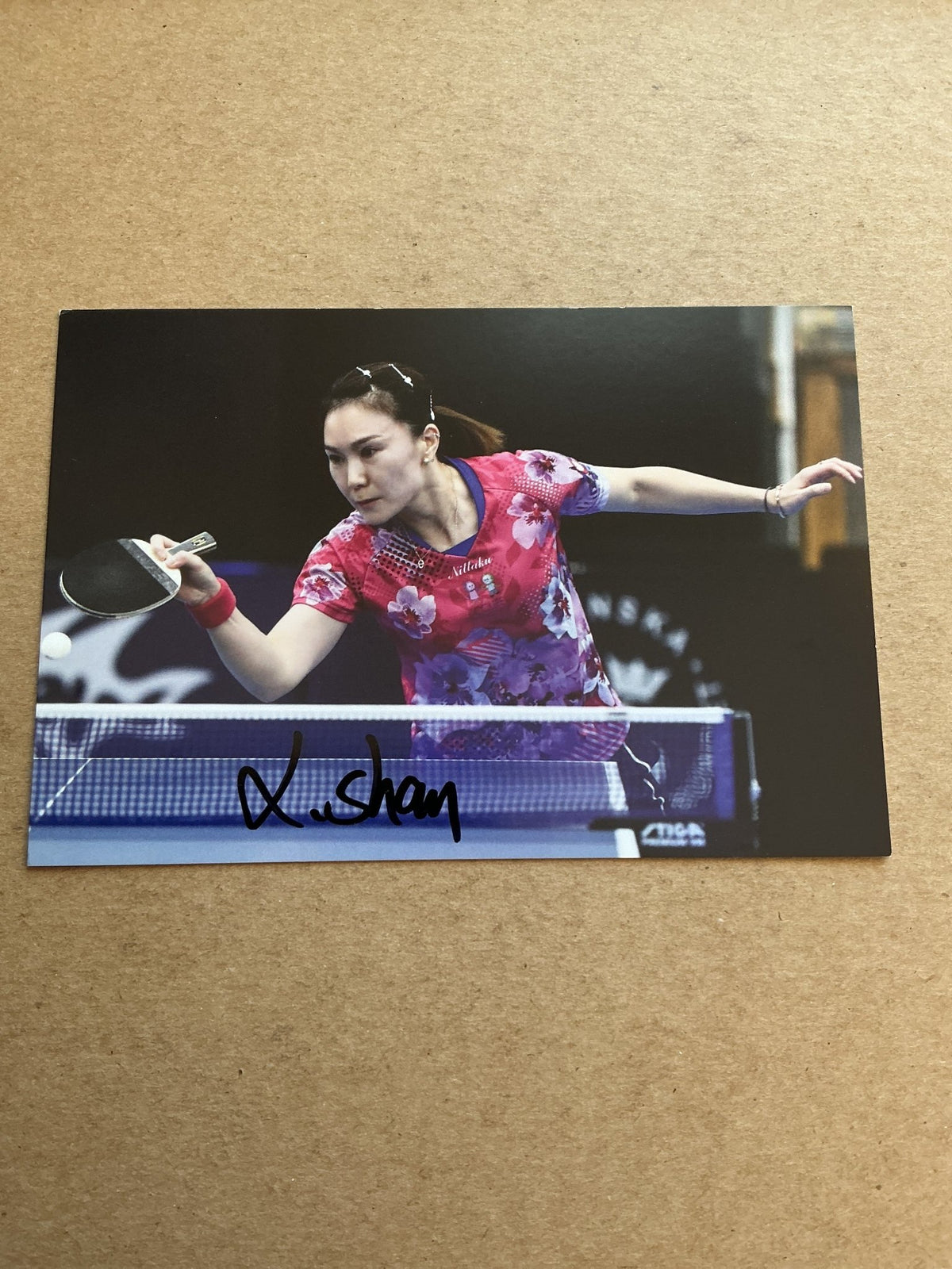 Shan Xiaona, Germany 🇩🇪 Table Tennis Summer Olympics 2024 hand signed - Autographs-World