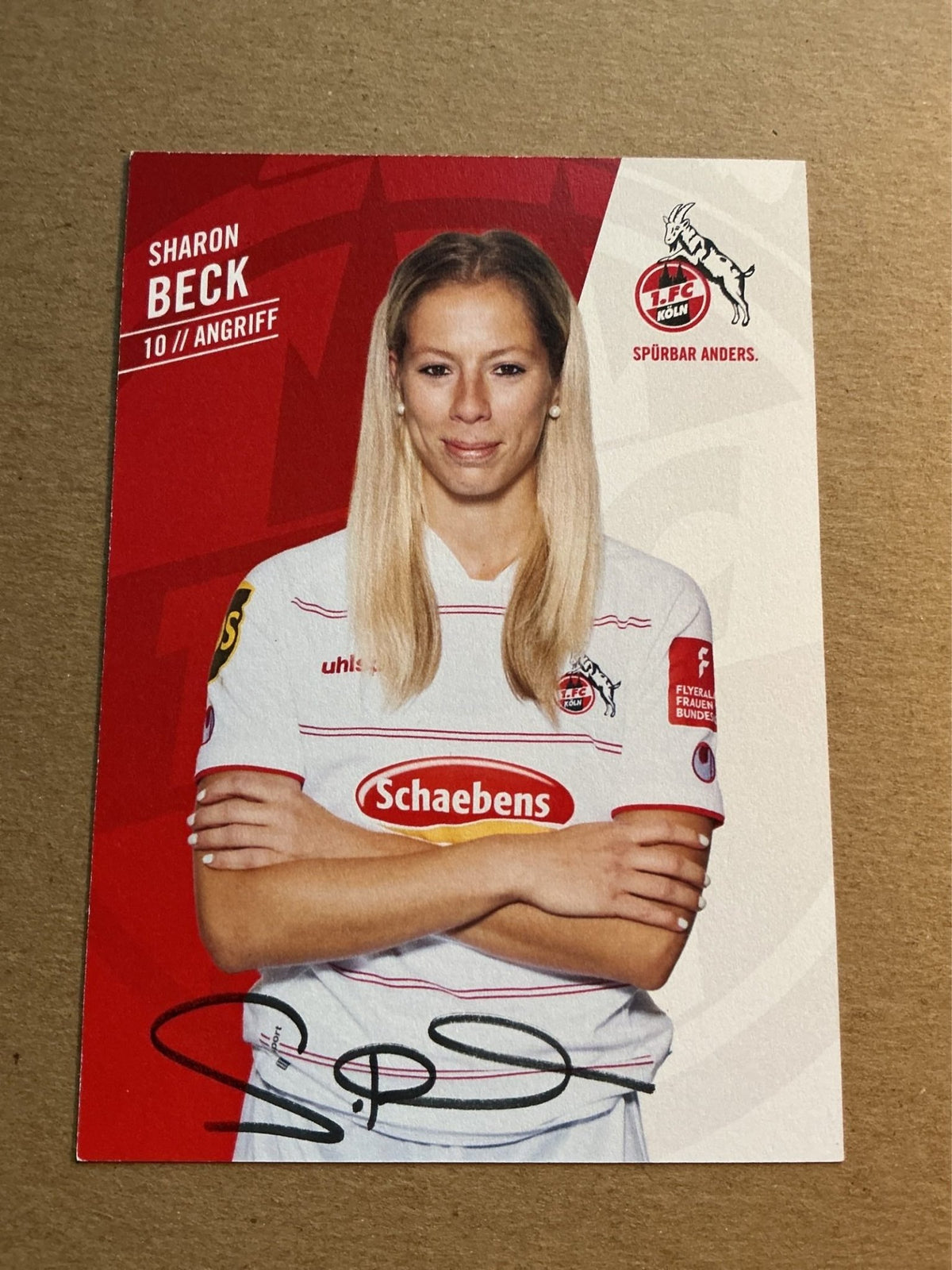 Sharon Beck, Israel 🇮🇱 1.FC Köln 2021/22 hand signed - Autographs-World