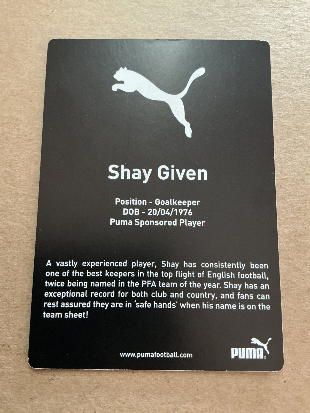 Shay Given, Ireland 🇮🇪 Newcastle United 2018/19 hand signed - Autographs-World