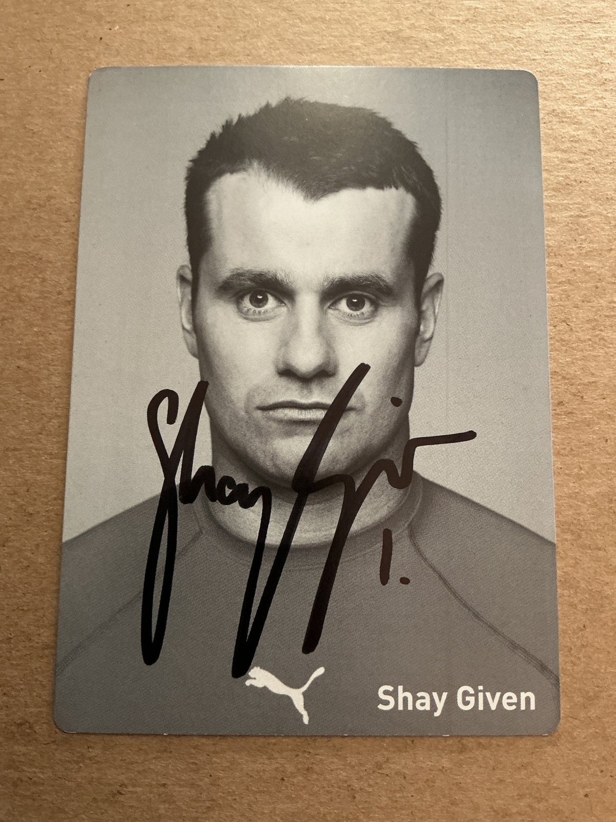 Shay Given, Ireland 🇮🇪 Newcastle United 2018/19 hand signed - Autographs-World