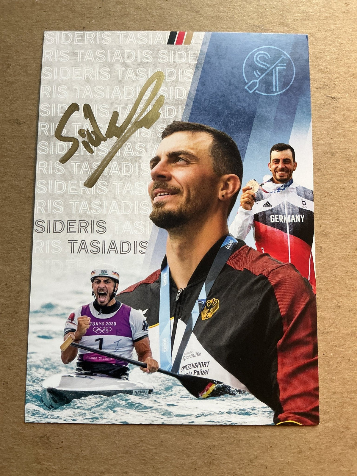 Sideris Tasiadis, Germany 🇩🇪 Canoeing Summer Olympics 2024 hand signed - Autographs-World
