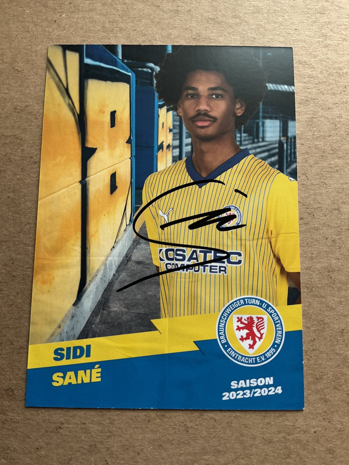 Sidi Sané, Germany 🇩🇪 Eintracht Braunschweig 2023/24 hand signed - Autographs-World