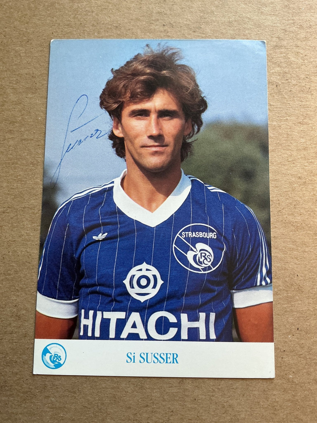Siegfried Susser, Germany 🇩🇪 RC Strasbourg 1983/84 hand signed - Autographs-World