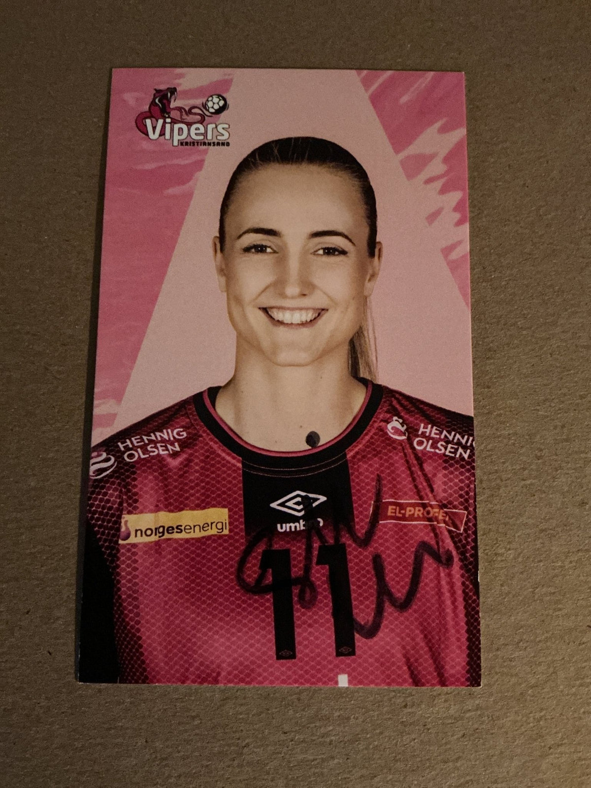 Silje Katrine Waade, Norway 🇳🇴 Handball Vipers 2021/22 hand signed - Autographs-World