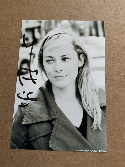 Silke Bodenbender, Germany 🇩🇪 Actress hand signed - Autographs-World