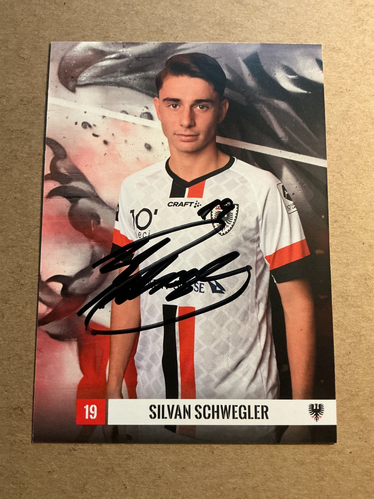 Silvan Schwegler, Switzerland 🇨🇭 FC Aarau 2023/24 hand signed - Autographs-World
