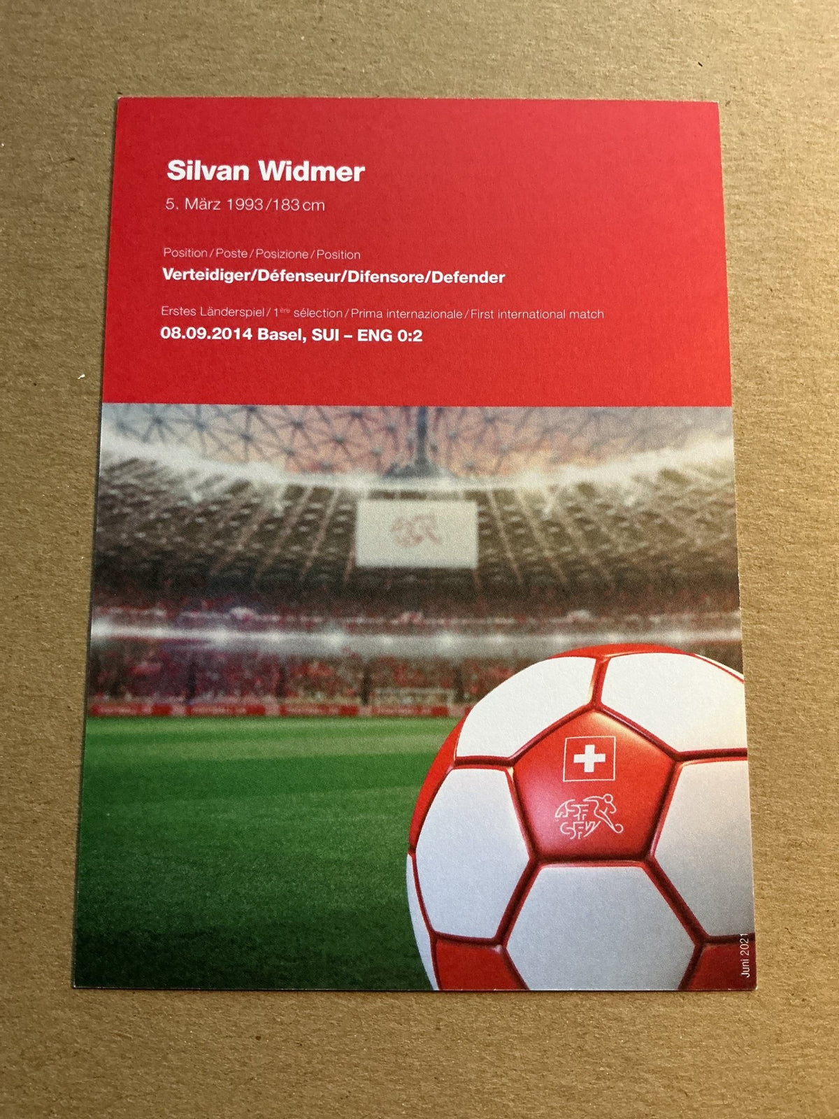 Silvan Widmer, Switzerland 🇨🇭 2021 hand signed - Autographs-World