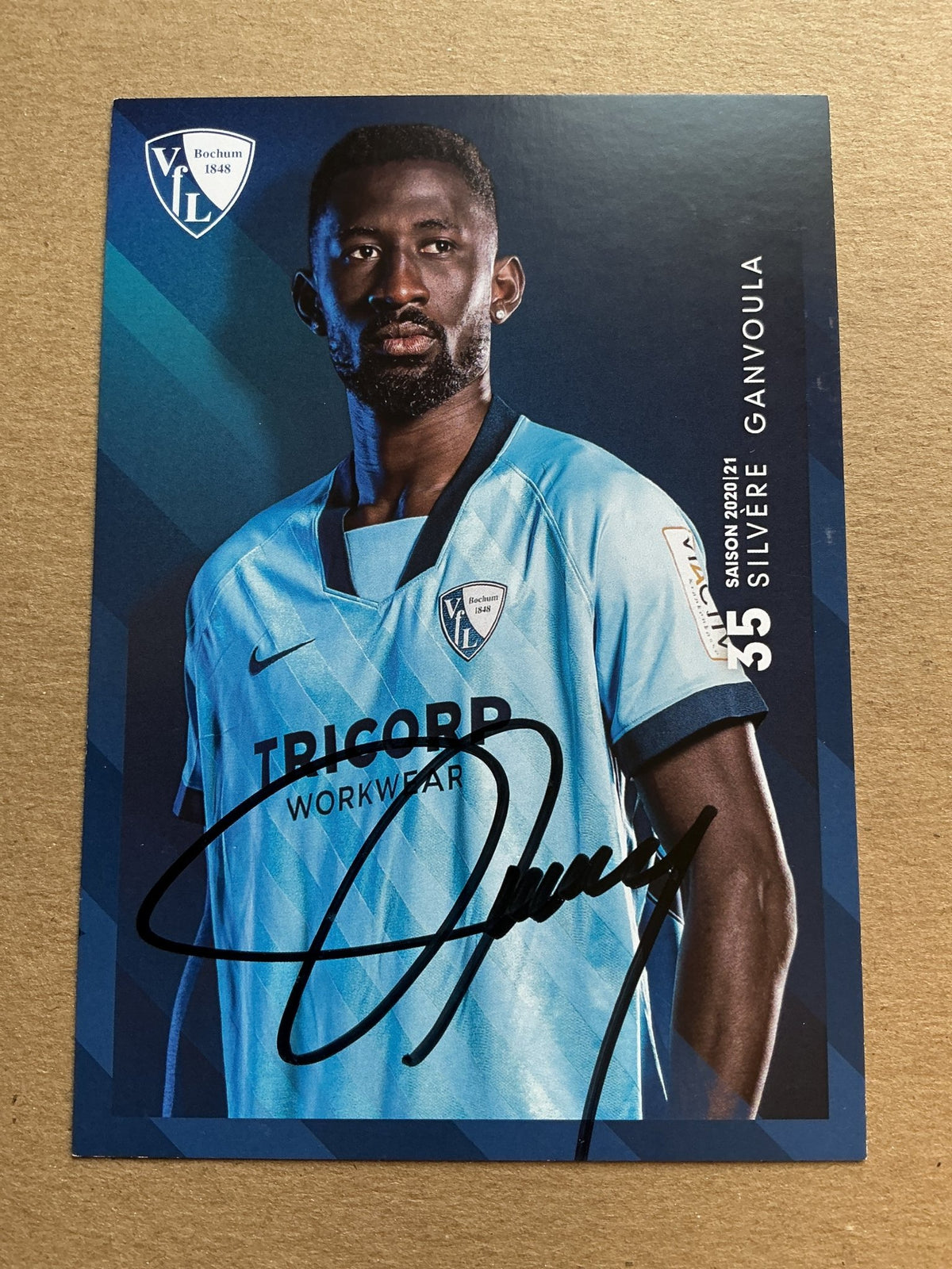 Silvère Ganvoula, DR Kongo 🇨🇩 VfL Bochum 2020/21 hand signed - Autographs-World
