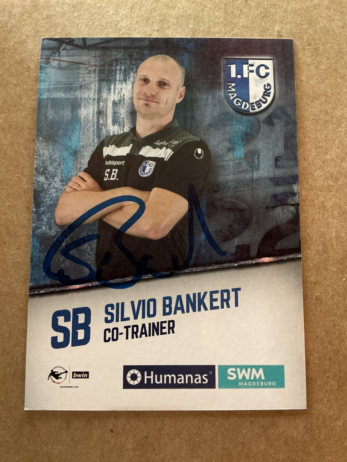 Silvio Bankert, Germany 🇩🇪 1.FC Magdeburg 2021/22 hand signed - Autographs-World