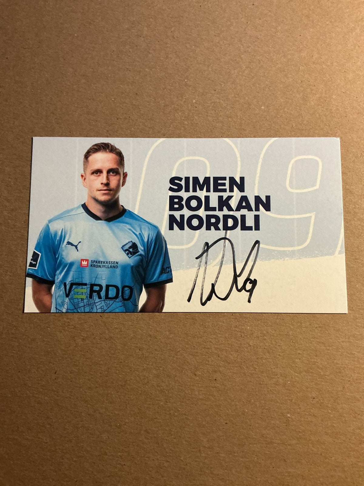 Simen Bolkan Nordli, Norway 🇳🇴 Randers FC 2024/25 hand signed - Autographs-World