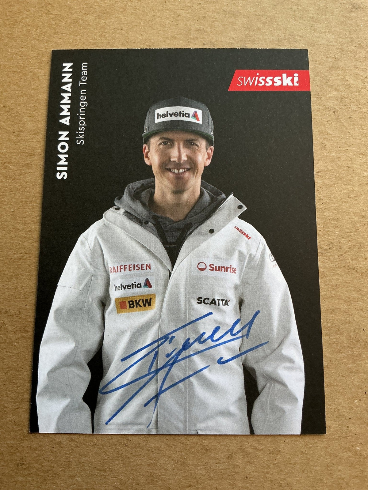 Simon Ammann, Switzerland 🇨🇭 Ski Jumping Winter 2023/24 hand signed - Autographs-World