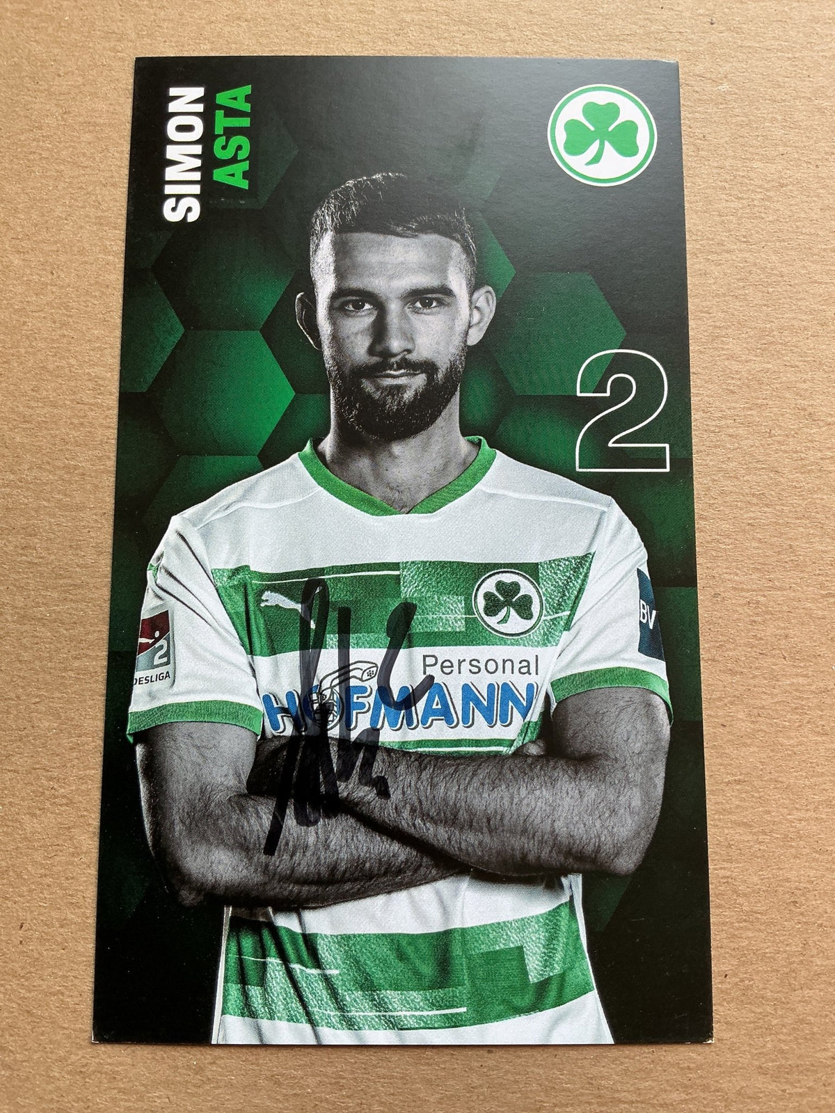 Simon Asta, Germany 🇩🇪 SpVgg Greuther Fürth 2020/21 hand signed - Autographs-World