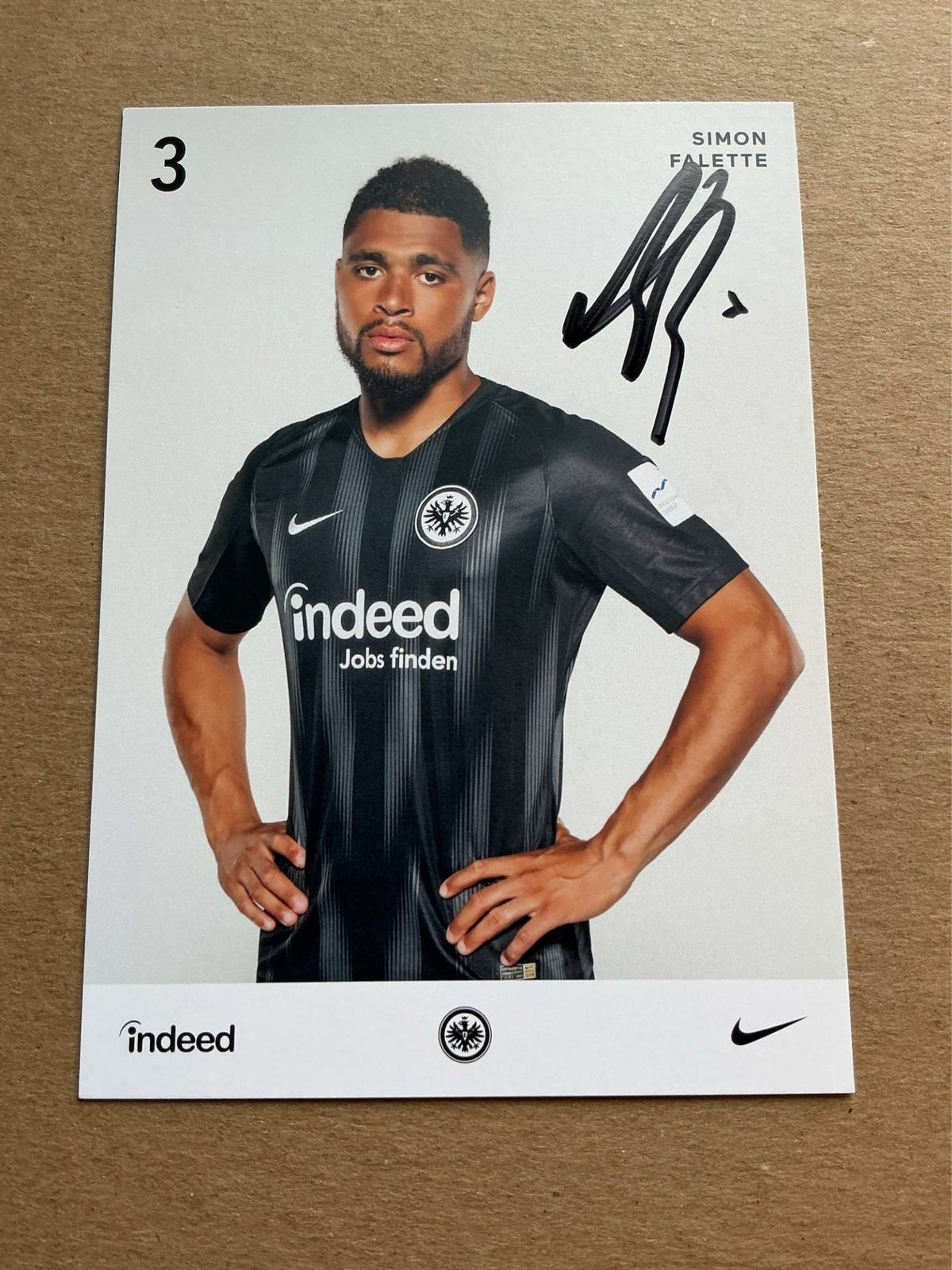 Simon Falette, France 🇫🇷 Eintracht Frankfurt 2018/19 hand signed - Autographs-World