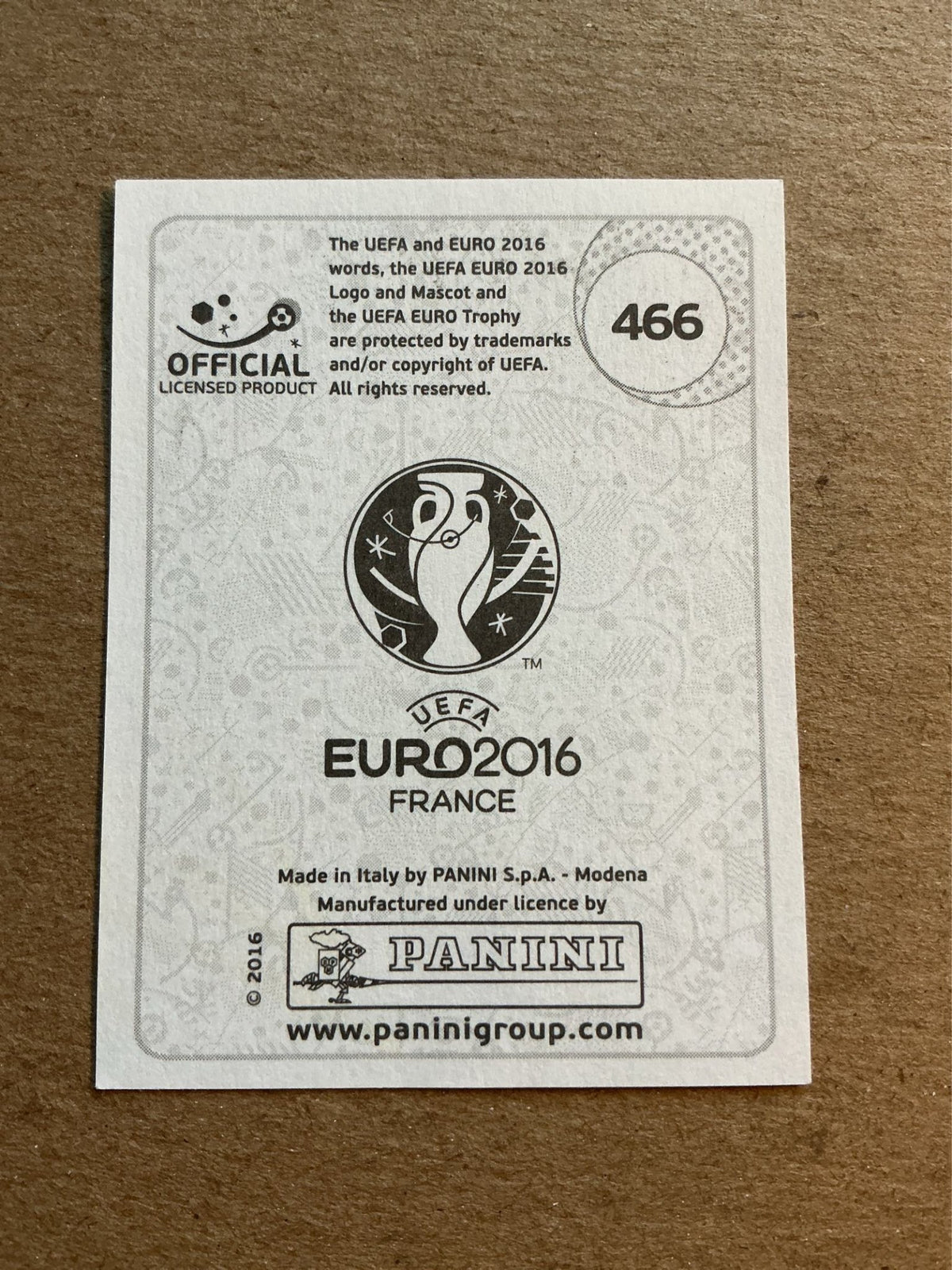 Simon Mignolet, Belgium 🇧🇪 UEFA Euro 2016 Panini hand signed - Autographs-World