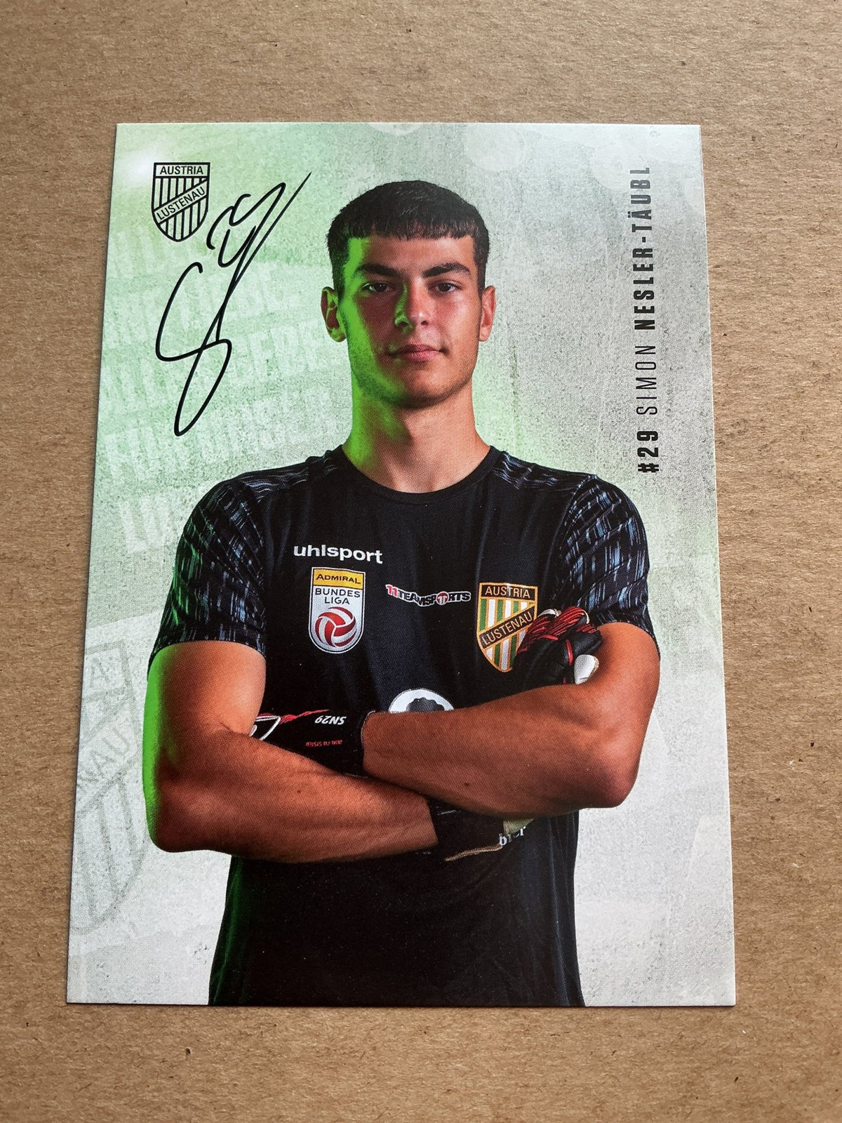 Simon Nesler-Täubl, Austria 🇦🇹 SC Austria Lustenau 2023/24 hand signed - Autographs-World