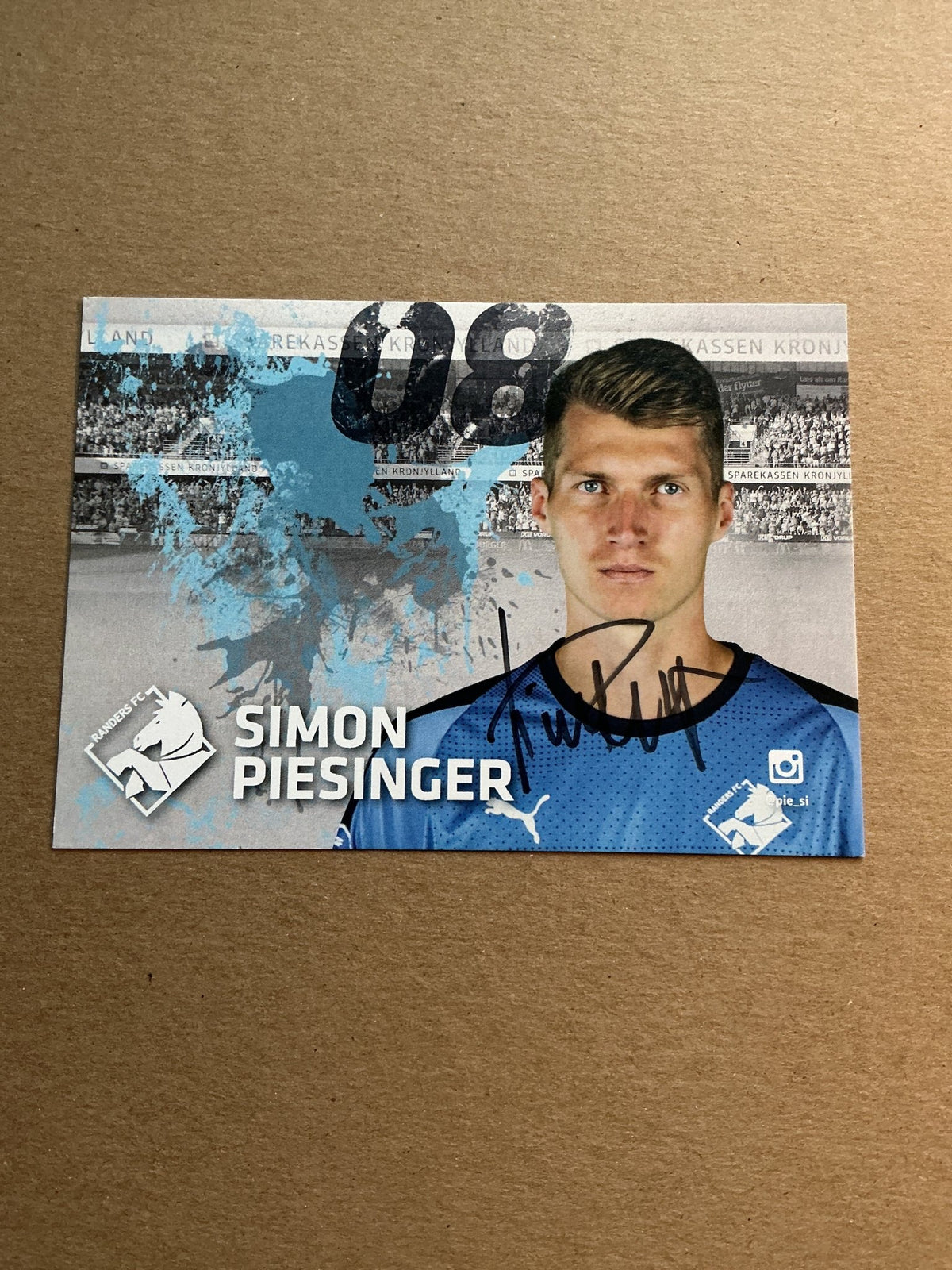 Simon Piesinger, Austria 🇦🇹 Randers FC 2020/21 hand signed - Autographs-World