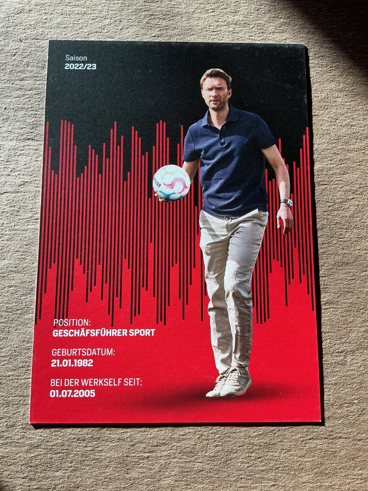 Simon Rolfes, Germany 🇩🇪 Bayer 04 Leverkusen 2022/23 hand signed - Autographs-World
