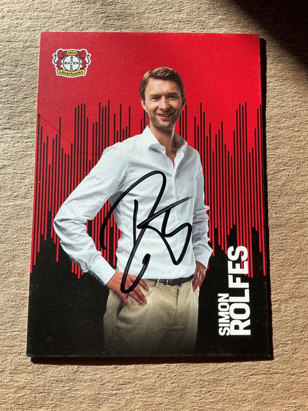 Simon Rolfes, Germany 🇩🇪 Bayer 04 Leverkusen 2022/23 hand signed - Autographs-World