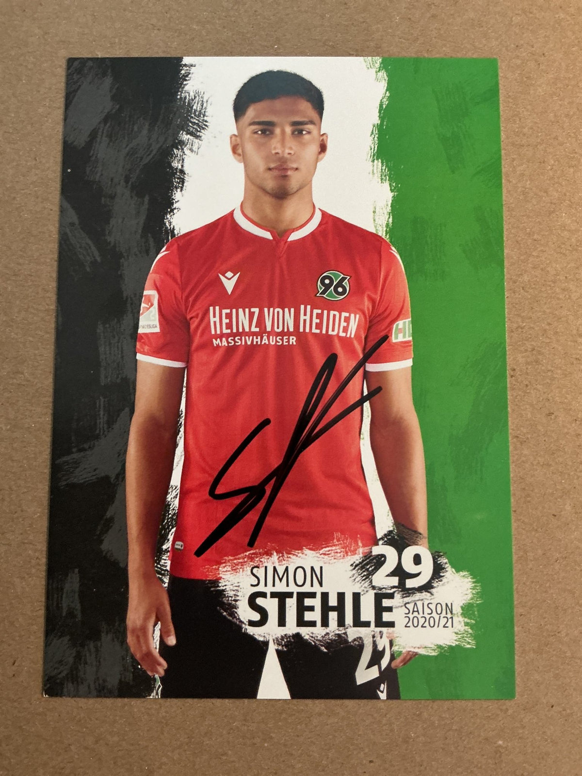 Simon Stehle, Germany 🇩🇪 Hannover 96 2020/21 hand signed - Autographs-World