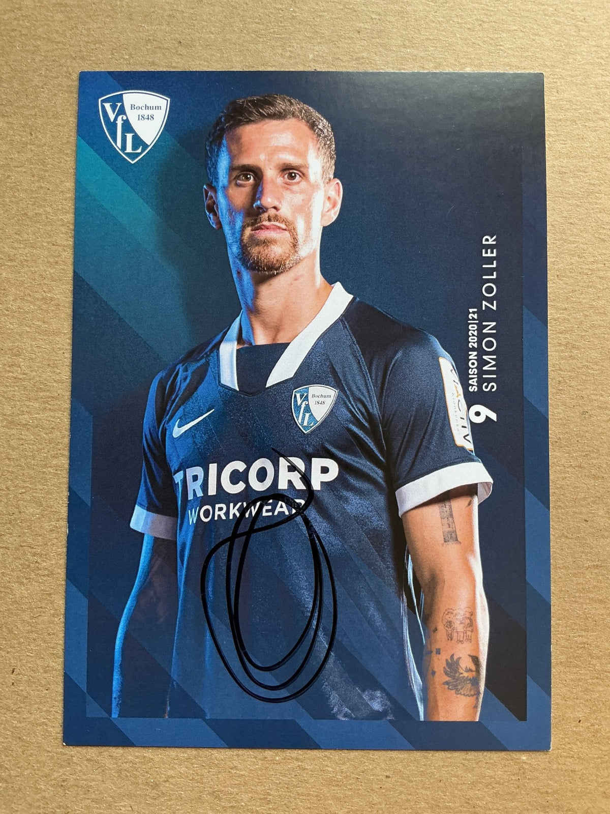 Simon Zoller, Germany 🇩🇪 VfL Bochum 2020/21 hand signed - Autographs-World