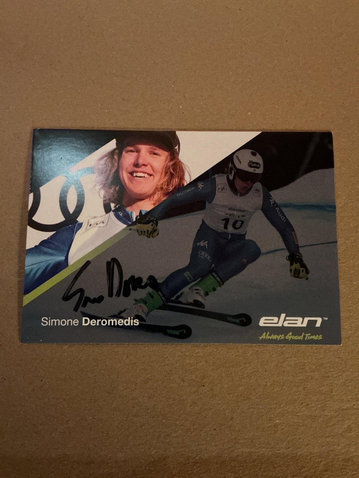 Simone Deromedis, Italy 🇮🇹 Ski Cross 2023/24 hand signed - Autographs-World