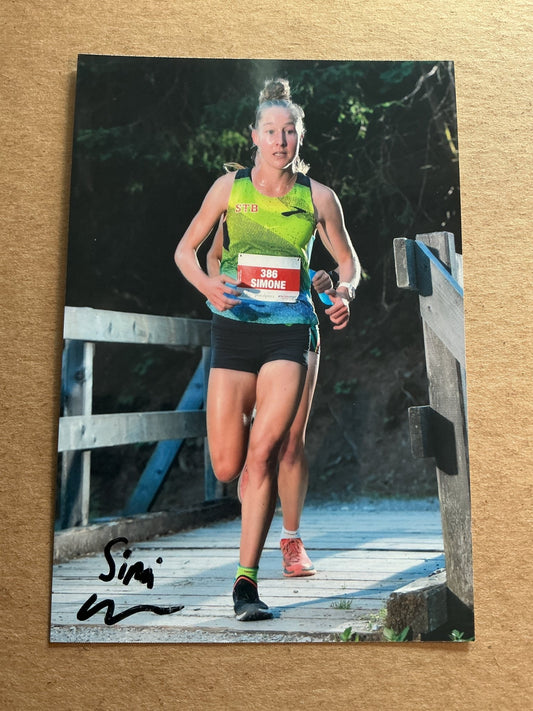 Simone Troxler, Switzerland 🇨🇭 Athletics Sports 2025 hand signed - Autographs-World
