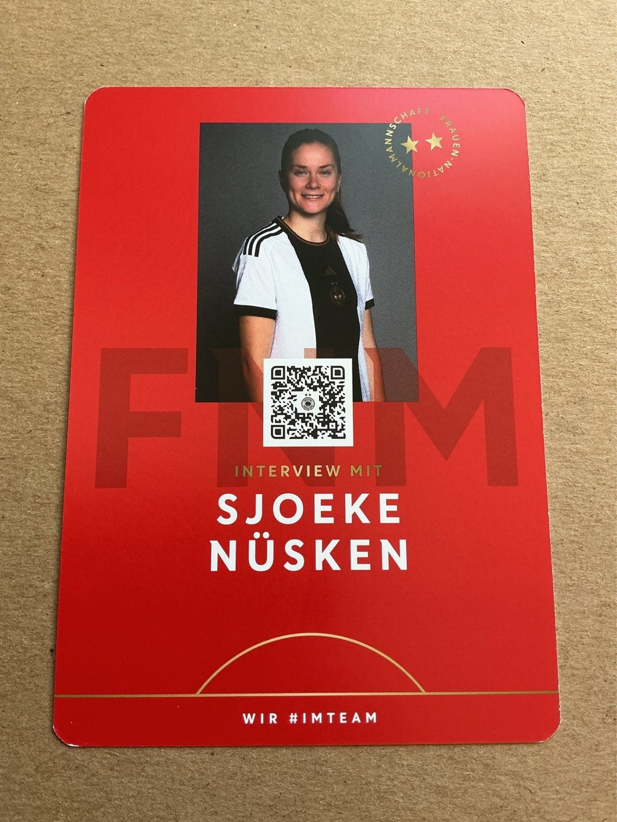 Sjoeke Nüsken, Germany 🇩🇪 FIFA World Cup 2023 hand signed - Autographs-World