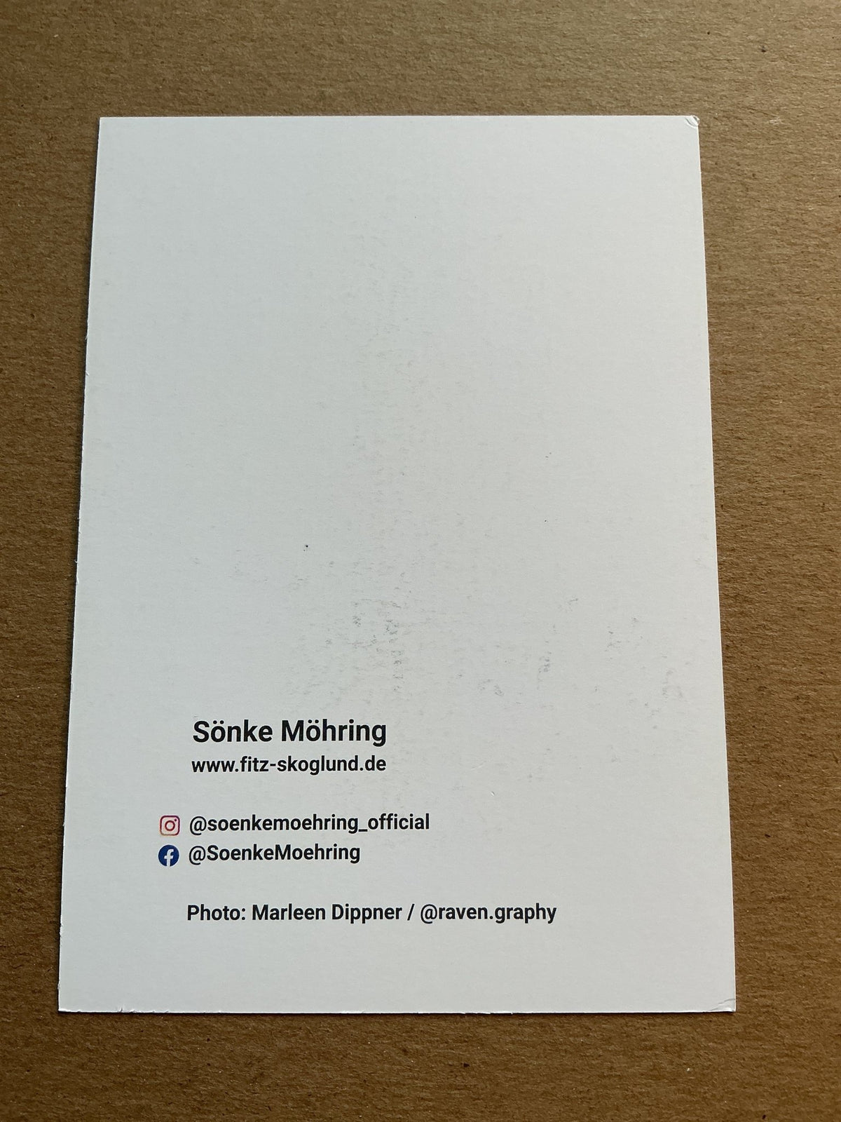 Sönke Möhring, Germany 🇩🇪 Actor 2024 hand signed - Autographs-World